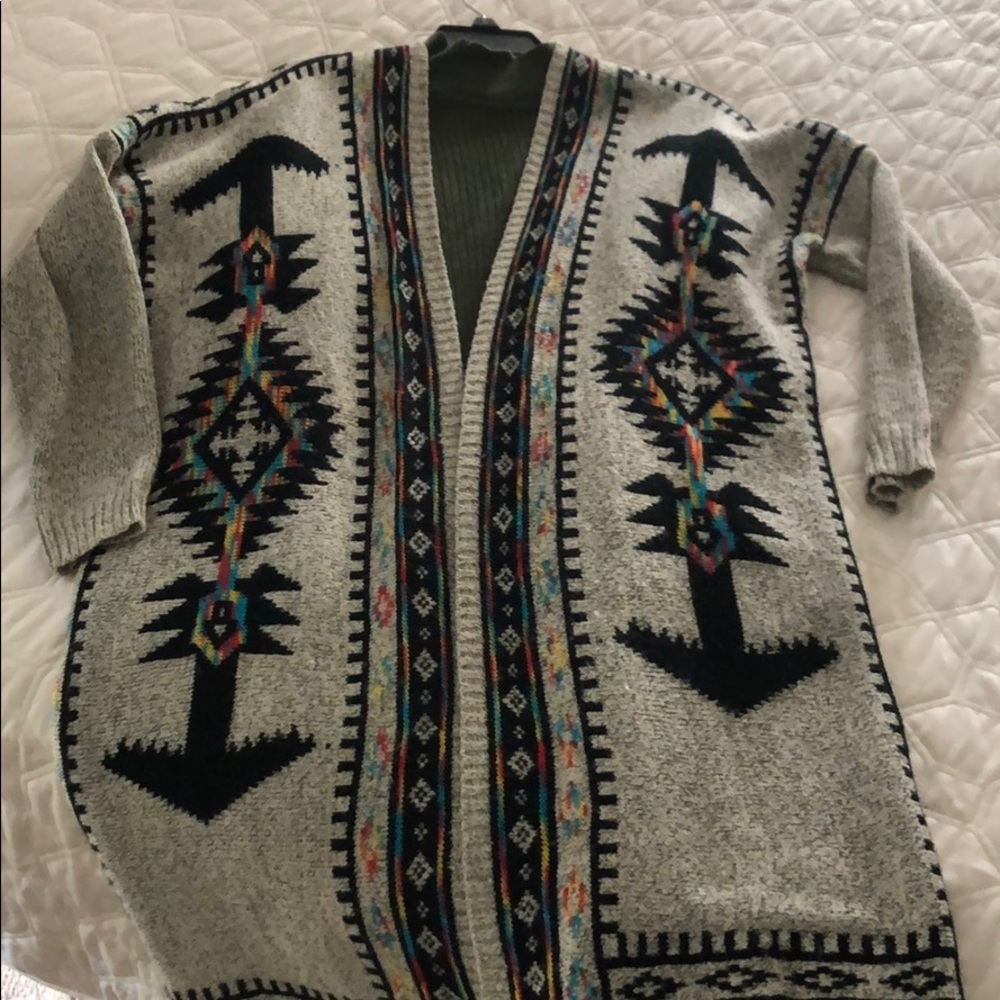 Aztec Knitted Cardigan